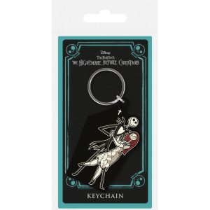 THE NIGHTMARE BEFORE CHRISTMAS© (JACK & SALLY COFFIN) PVC Keyring Keychain