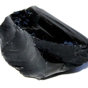 Obsidian Rock Rough Stone