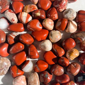 Red Jasper Smooth Tumble Stone