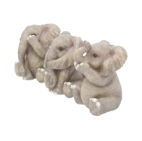 Nemesis Now© Three Baby Elephants Ornament (8cm) - Image 3
