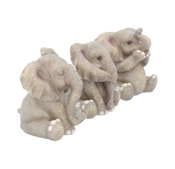 Nemesis Now© Three Baby Elephants Ornament (8cm) - Image 4