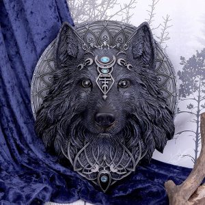 Nemesis Now© Wolf Moon Hanging Decoration Ornament 30cm