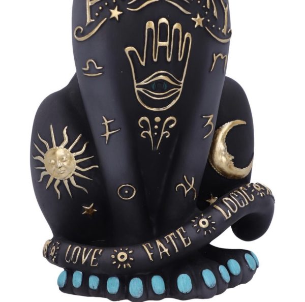 Nemesis Now© Fortune Kitty Palmistry Design Black Cat Ornament 27cm - Image 5