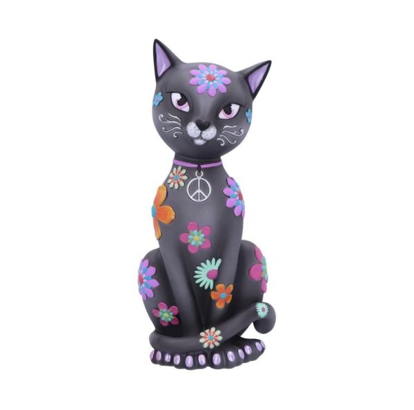 Nemesis Now© Hippy Kitty Black Cat Ornament 26cm - Image 2