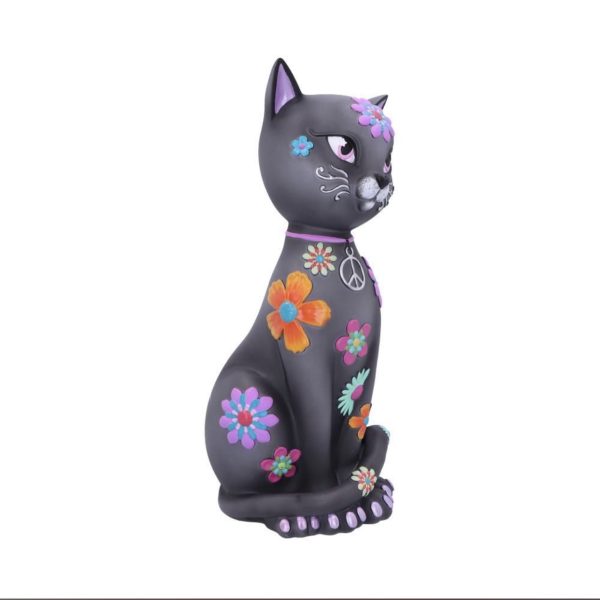 Nemesis Now© Hippy Kitty Black Cat Ornament 26cm - Image 6
