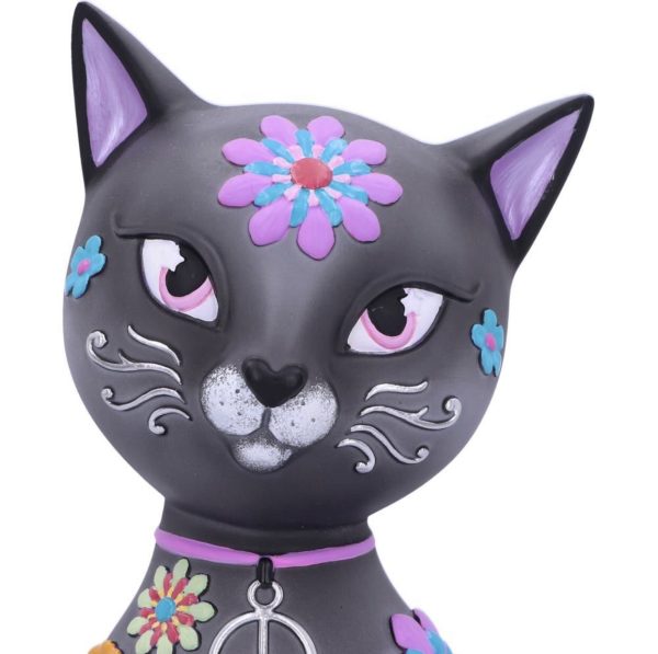 Nemesis Now© Hippy Kitty Black Cat Ornament 26cm - Image 5