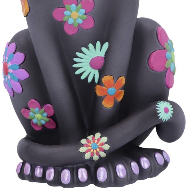 Nemesis Now© Hippy Kitty Black Cat Ornament 26cm - Image 4