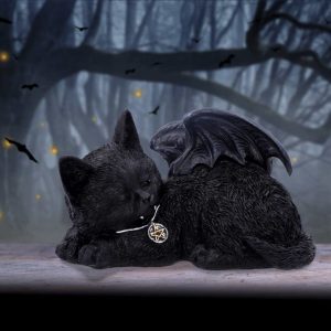 Nemesis Now© Cat Nap Black Cat Sleeping Ornament 18cm