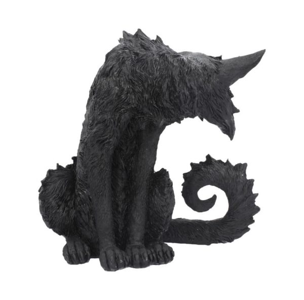 Nemesis Now© "Spite" Hunched Scruffy Witches Familiar Black Cat (Black/Yellow) (25.5cm) - Image 5