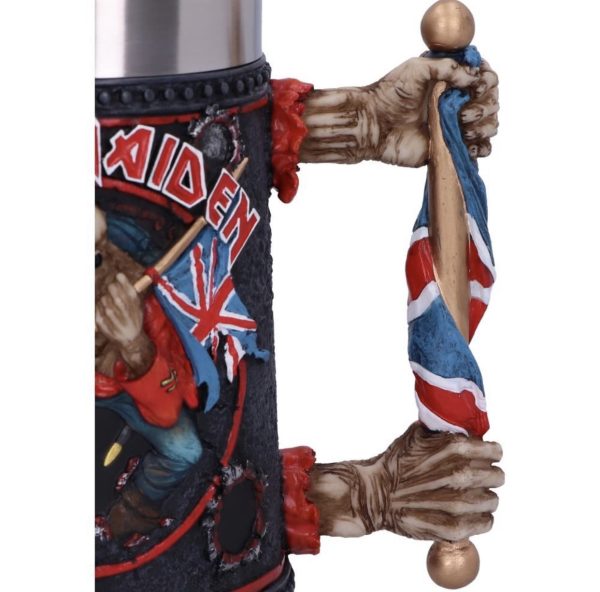 Nemesis Now© Iron Maiden©   “The Trooper” Drinking Tankard Ornament 14cm - Image 4