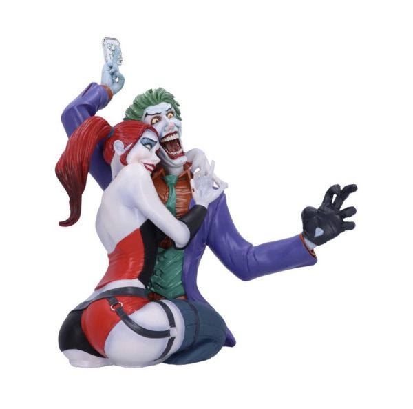 Nemesis Now©  DC Comics© Batman© The Joker and Harley Quinn Ornament Bust (37.5cm) - Image 8