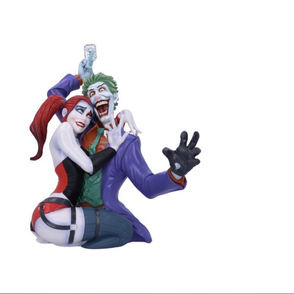 Nemesis Now©  DC Comics© Batman© The Joker and Harley Quinn Ornament Bust (37.5cm) - Image 3