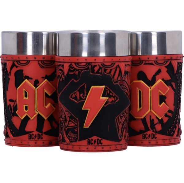 Nemesis Now© AC/DC© Logo Shot Glass Set (Set of 3) 8.7cm - Image 4