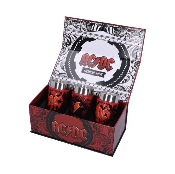 Nemesis Now© AC/DC© Logo Shot Glass Set (Set of 3) 8.7cm - Image 3