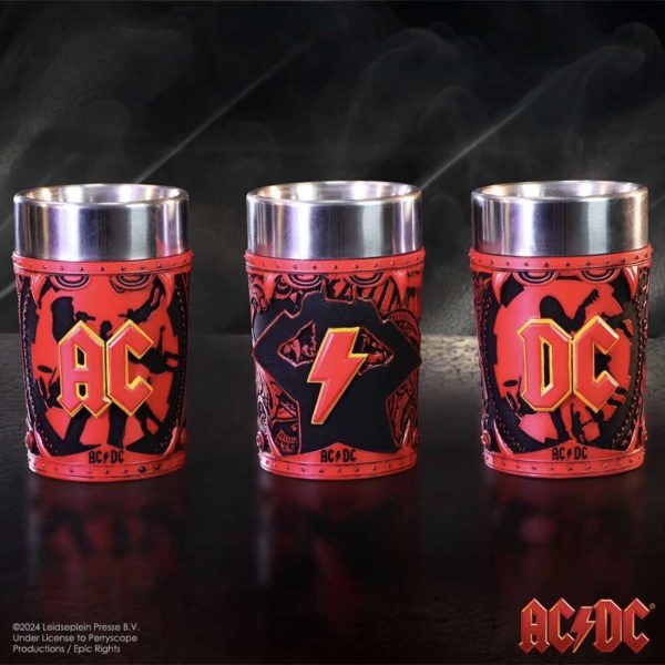 Nemesis Now© AC/DC© Logo Shot Glass Set (Set of 3) 8.7cm