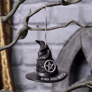Nemesis Now© Bad Ass Witch Hanging Ornament (9cm)