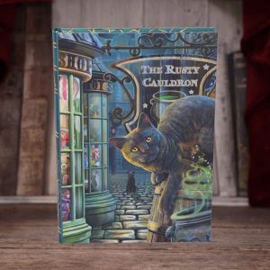 Nemesis Now© Black Cat Rusty Cauldron Journal Book Note Pad (17cm)