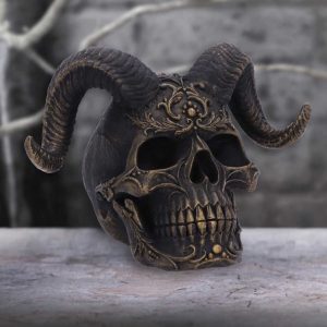 Nemesis Now© Diabolus Horned Skull Ornament 18cm