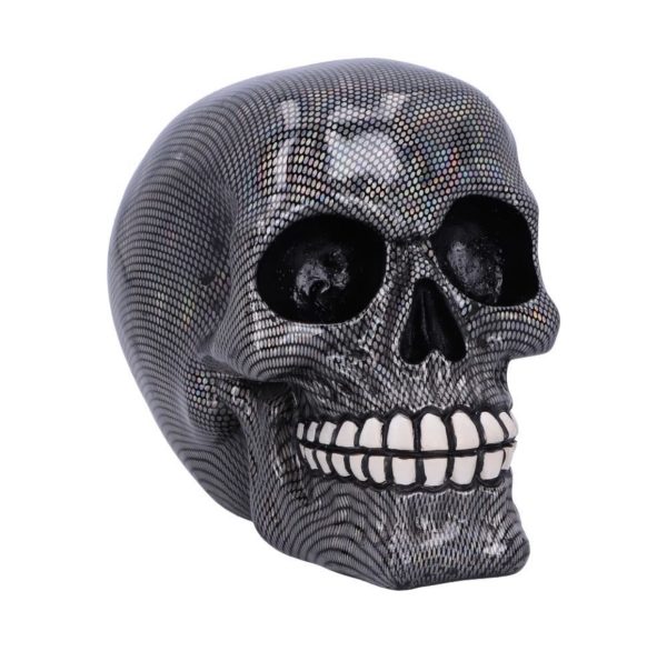 Nemesis Now© Holographic Silver Skull Ornament 16.5cm - Image 5
