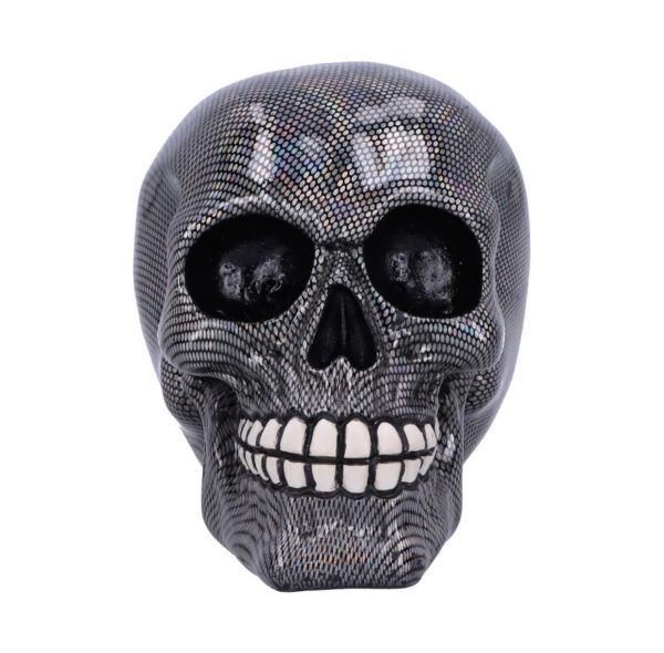 Nemesis Now© Holographic Silver Skull Ornament 16.5cm - Image 4