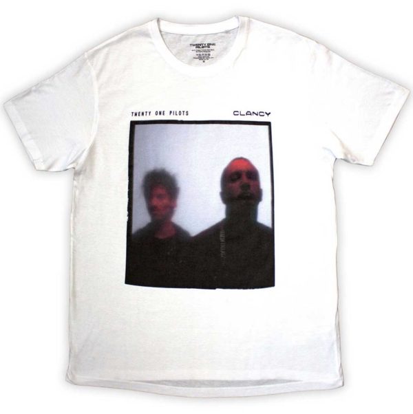Twenty One Pilots© “Red Film” Official Band T-shirt (Unisex) (White)