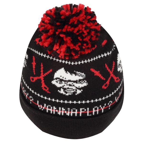 Chucky© Chucky Wanna Play? Pom Beanie (Unisex) (Black/Red) - Image 2
