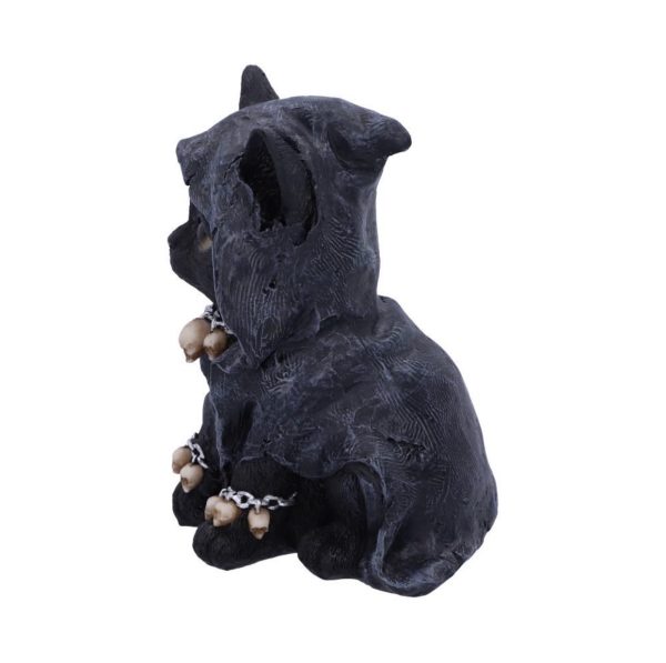 Nemesis Now© "Reapers Feline" Black Kitten With Grey Grim Reaper Cloak (16cm) - Image 4