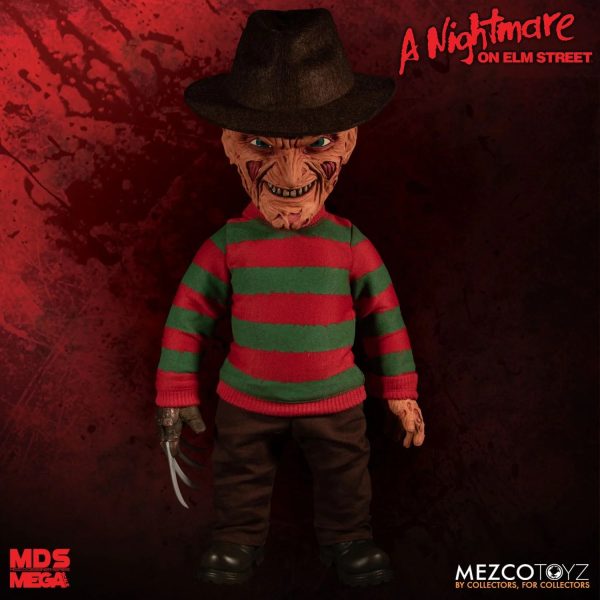 Freddy© MEZCO© 15″ Mega Scale Talking Freddy Krueger (15 Inches) (Red/Black) - Image 6