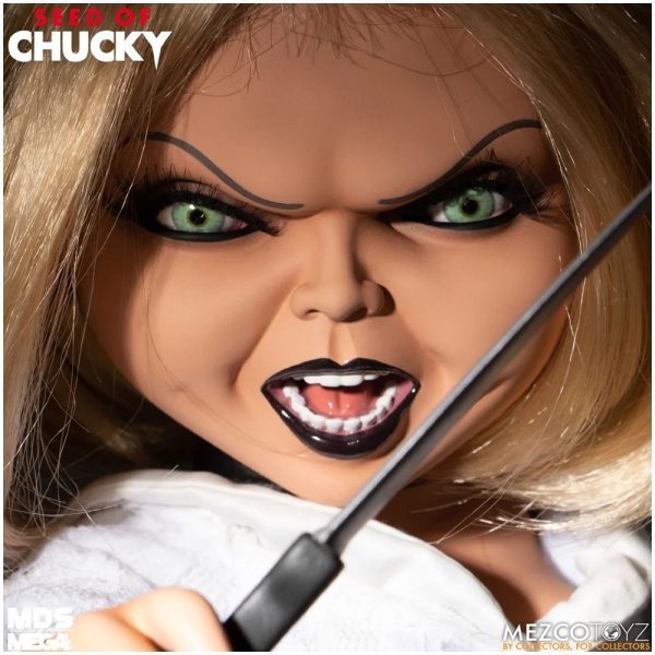 Tiffiany© MEZCO© Seed of Chucky 15″ Mega Scale Talking Tiffany Doll (15 Inches) (White) - Image 2