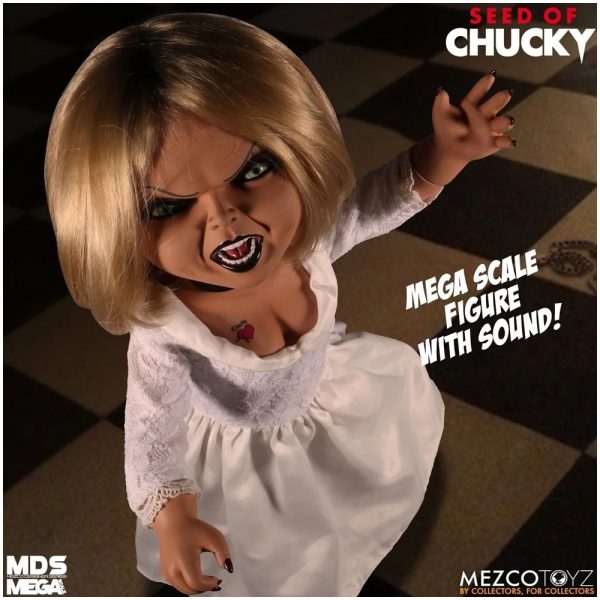 Tiffiany© MEZCO© Seed of Chucky 15″ Mega Scale Talking Tiffany Doll (15 Inches) (White) - Image 5