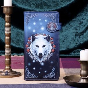 Nemesis Now© Lisa Parker© Wolf Guardian of the Fall Embossed Purse (18.5cm)