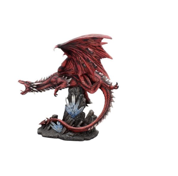 Fraener’s Wrath” Crystal Cave Red Dragon Figurine Ornament (52cm) (Red) - Image 5