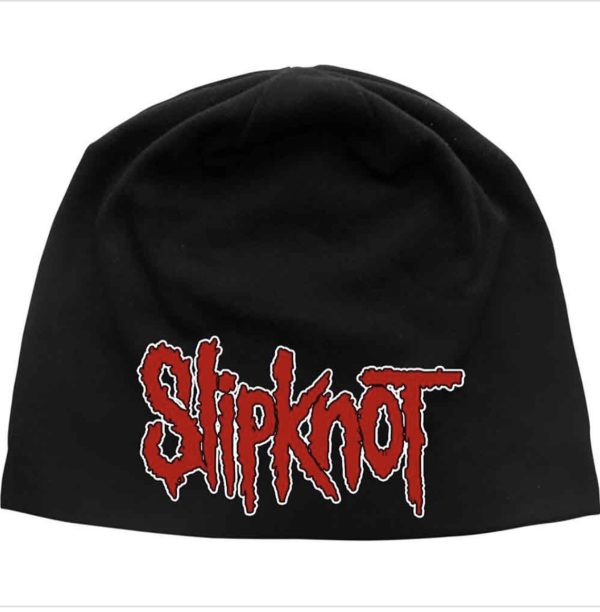 Slipknot© Logo Cotton Beanie Hat (Black) (Unisex)