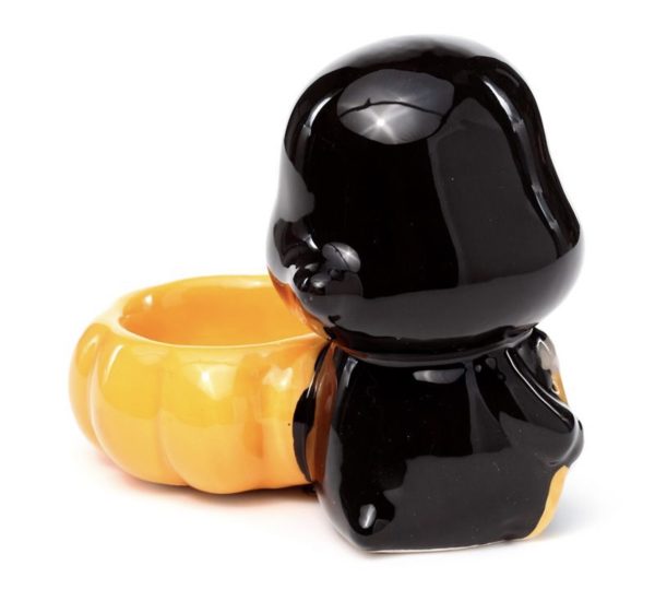 Ceramic Skull Boy Grim Reaper Pumpkin Tea Light Candle Holder (8cm) - Image 7