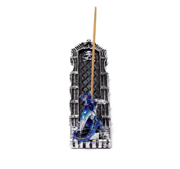 Enchanted Nightmare RIP Skull Dragon Ashcatcher Incense Stick Holder (6cm) - Image 8