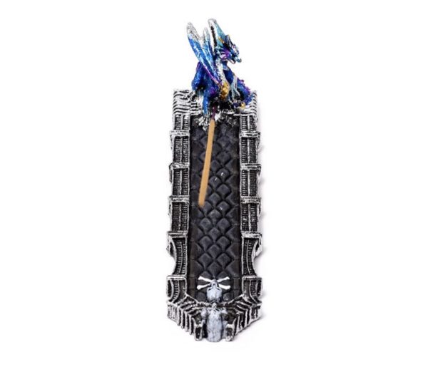 Enchanted Nightmare RIP Skull Dragon Ashcatcher Incense Stick Holder (6cm) - Image 6