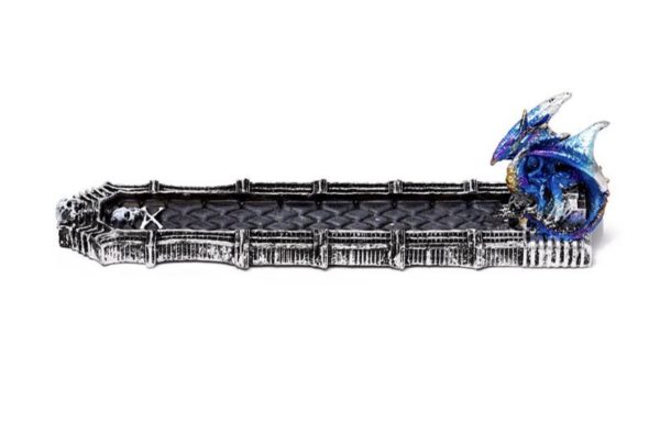 Enchanted Nightmare RIP Skull Dragon Ashcatcher Incense Stick Holder (6cm) - Image 3