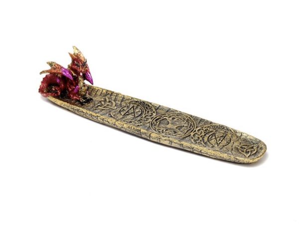 Enchanted Nightmare Mystical Symbols Fire Dragon Ashcatcher Holder (5cm)
