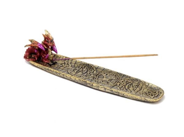 Enchanted Nightmare Mystical Symbols Fire Dragon Ashcatcher Holder (5cm) - Image 2