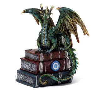 Enchanted Nightmare All Seeing Book Water Dragon Ornament (18.5cm)