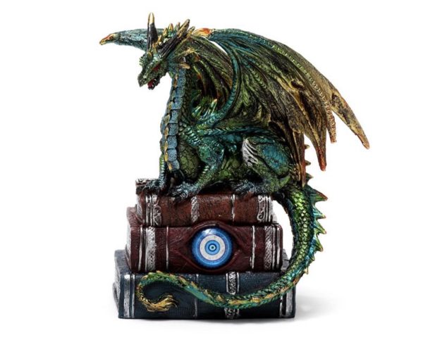 Enchanted Nightmare All Seeing Book Water Dragon Ornament (18.5cm) - Image 3