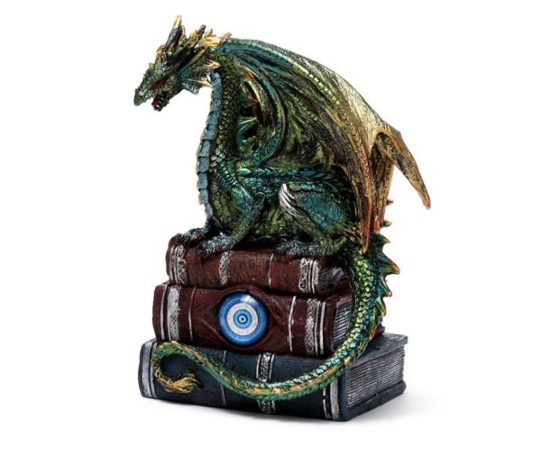 Enchanted Nightmare All Seeing Book Water Dragon Ornament (18.5cm) - Image 5