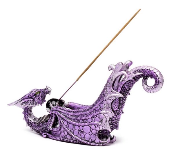 Enchanted Crystal Orb Wing Shaped Ashcatcher Incense Stick Burner Ornament (13cm) - Image 8