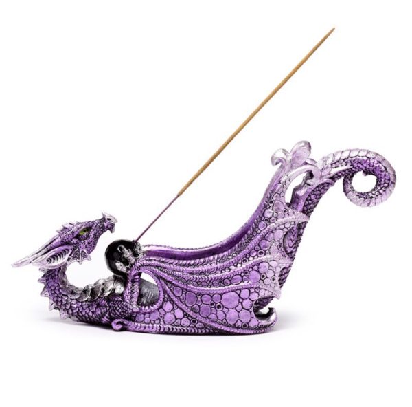 Enchanted Crystal Orb Wing Shaped Ashcatcher Incense Stick Burner Ornament (13cm) - Image 7