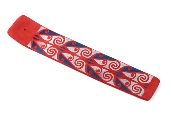 Mango Wood Tribal Ashcatcher Incense Sticks Burner (25.5cm) - Image 4