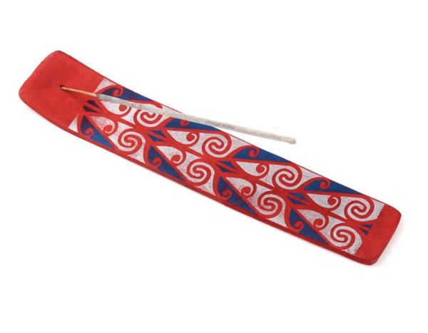 Mango Wood Tribal Ashcatcher Incense Sticks Burner (25.5cm) - Image 11