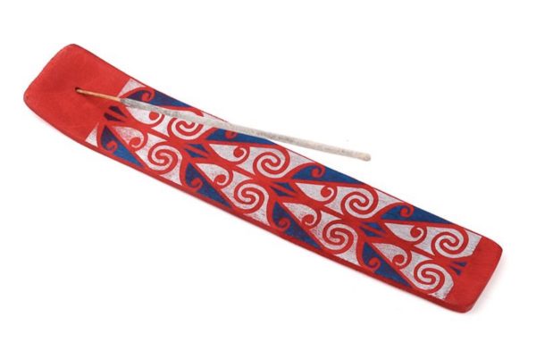 Mango Wood Tribal Ashcatcher Incense Sticks Burner (25.5cm) - Image 6