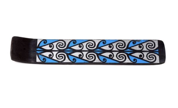 Mango Wood Tribal Ashcatcher Incense Sticks Burner (25.5cm) - Image 9