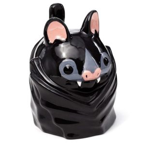 Bat Upside Down Ceramic Shaped Mug (13.5cm)