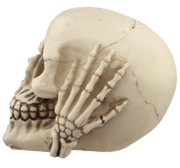 Set of 3 Hear No Speak No See No Evil Skulls Ornaments (11cm) - Image 10